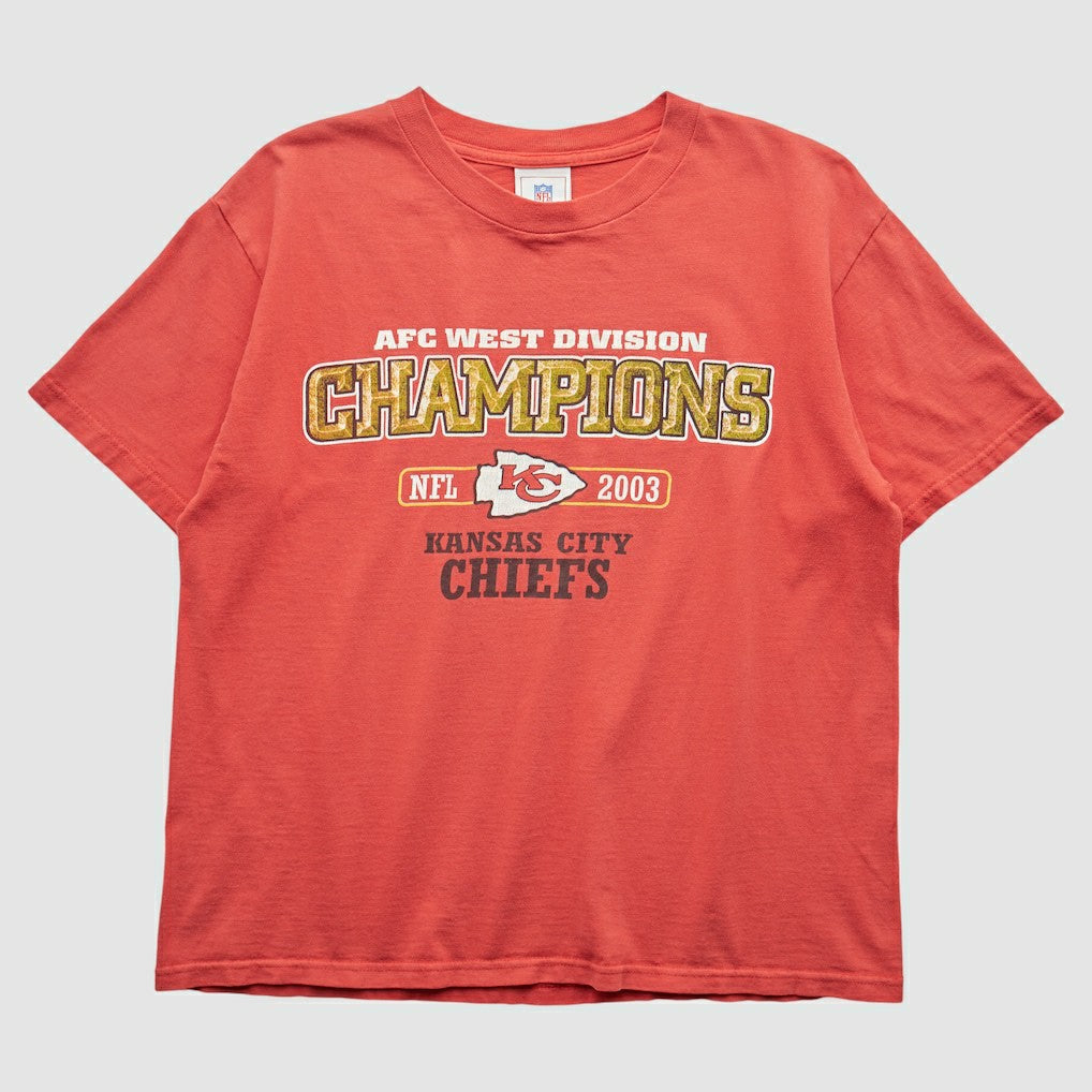 Kansas City Chiefs NFL 2003 T-Shirt Red Vintage