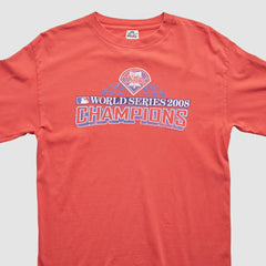 Philadelphia Phillies 2008 Long Sleeve T-Shirt - Red - S by Fanatics Real Vintage T-shirts