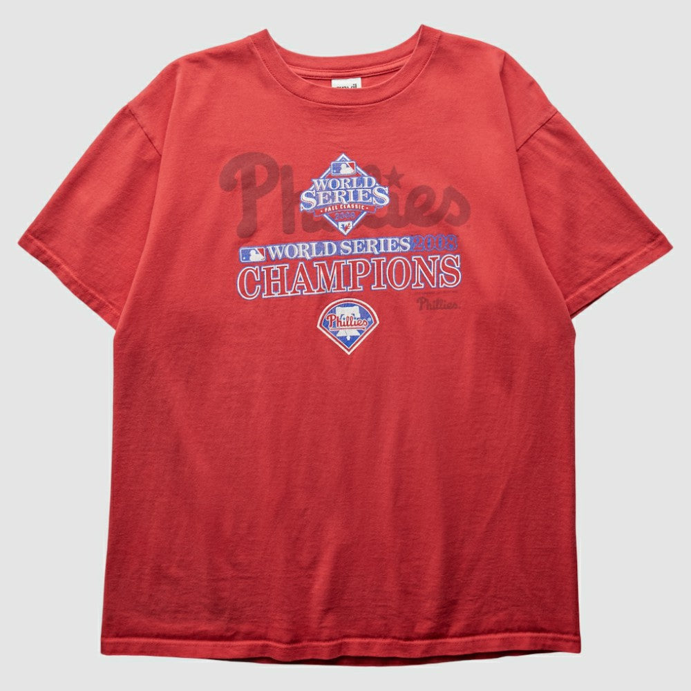 Philadelphia Phillies 2008 T-Shirt - Red - M by Fanatics Real Vintage T-shirts