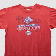 Philadelphia Phillies 2008 T-Shirt - Red - M by Fanatics Real Vintage T-shirts