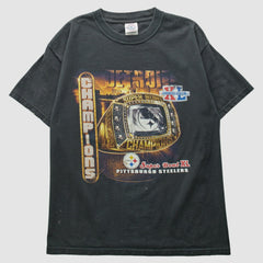 Pittsburgh Steelers 2006 T-Shirt Black Vintage