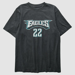 Philadelphia Eagles Reebok 2000s T-Shirt Black Vintage