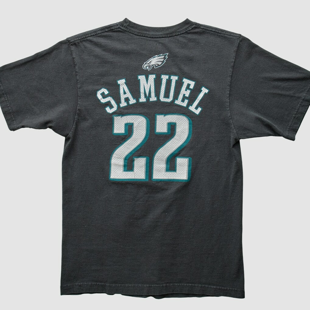 Philadelphia Eagles Reebok 2000s T-Shirt Black Vintage