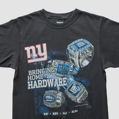 New York Giants Reebok 2011 T-Shirt Black Vintage