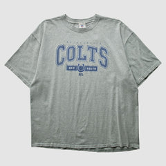Indianapolis Colts NFL 2010s T-Shirt Heather Gray Vintage