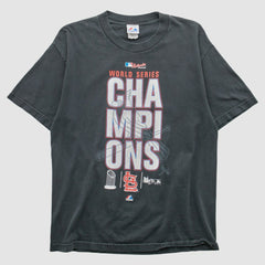St. Louis Cardinals Majestic 2011 T-Shirt - Charcoal - M by Fanatics Real Vintage T-shirts
