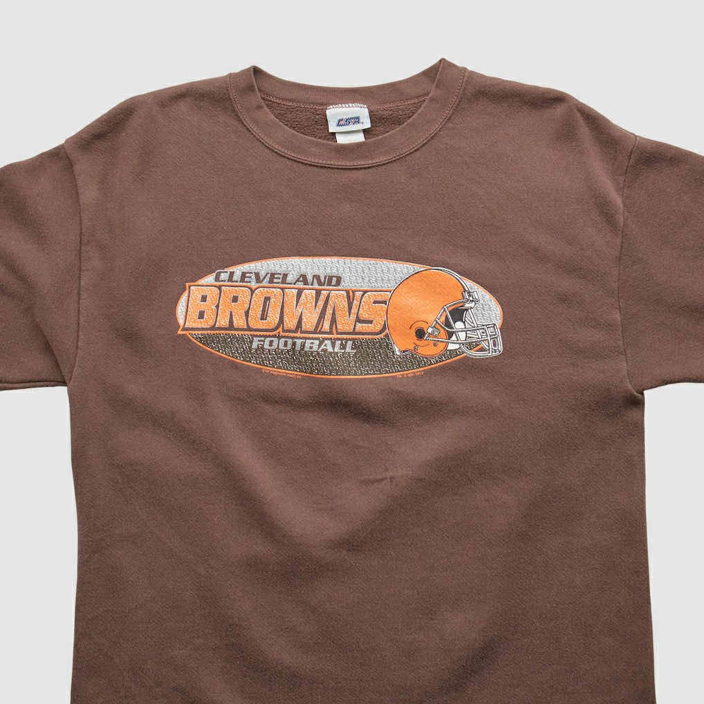 Cleveland Browns 2001 Pullover Sweatshirt Brown Vintage