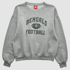 Cincinnati Bengals NFL 2000s Pullover Sweatshirt Heather Gray Vintage