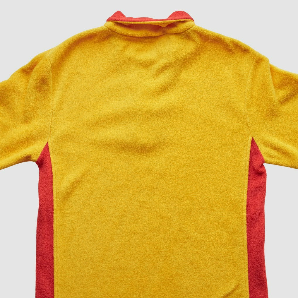 Kansas City Chiefs NFL 2000s 1/4 Zip Sweatshirt Yellow Vintage