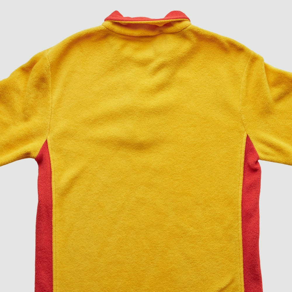 Kansas City Chiefs NFL 2000s 1/4 Zip Sweatshirt Yellow Vintage