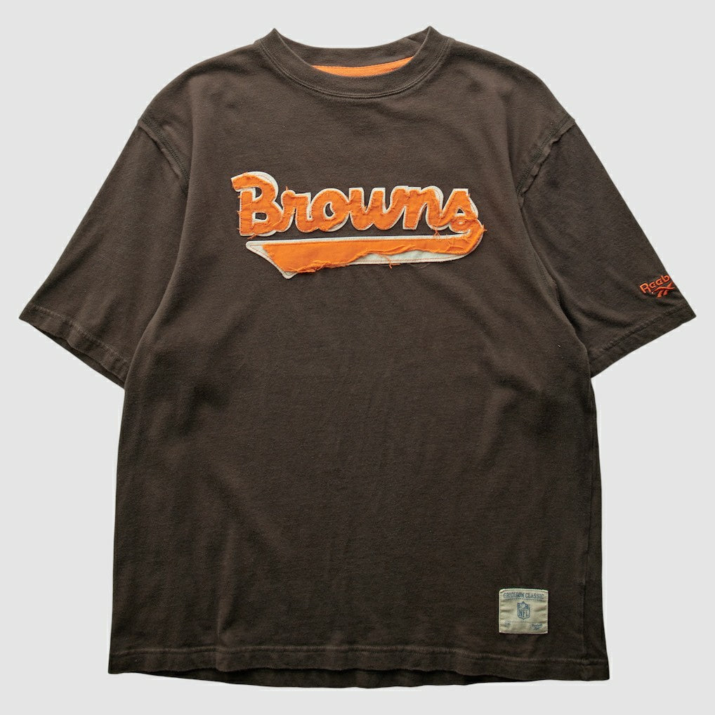 Cleveland Browns Reebok 2000s T-Shirt Brown Vintage