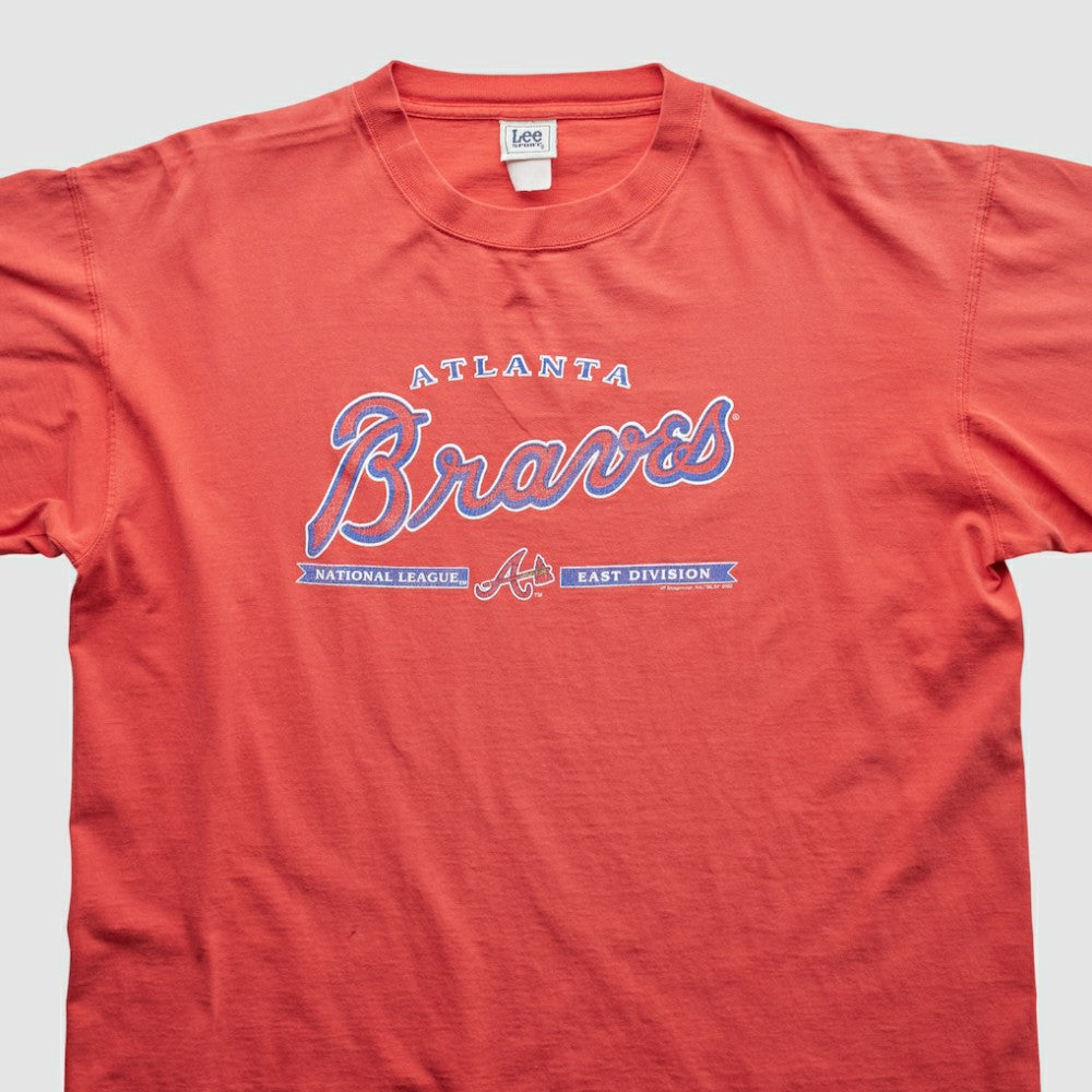 Atlanta Braves Lee Apparel 2000s T-Shirt - Red - 3XL by Fanatics Real Vintage T-shirts