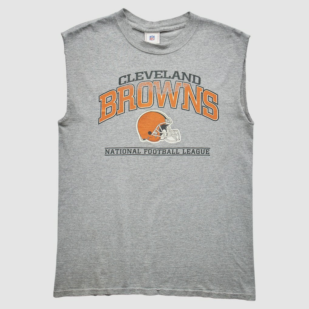 Cleveland Browns 2000s Tank Heather Gray Vintage