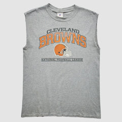 Cleveland Browns 2000s Tank Heather Gray Vintage
