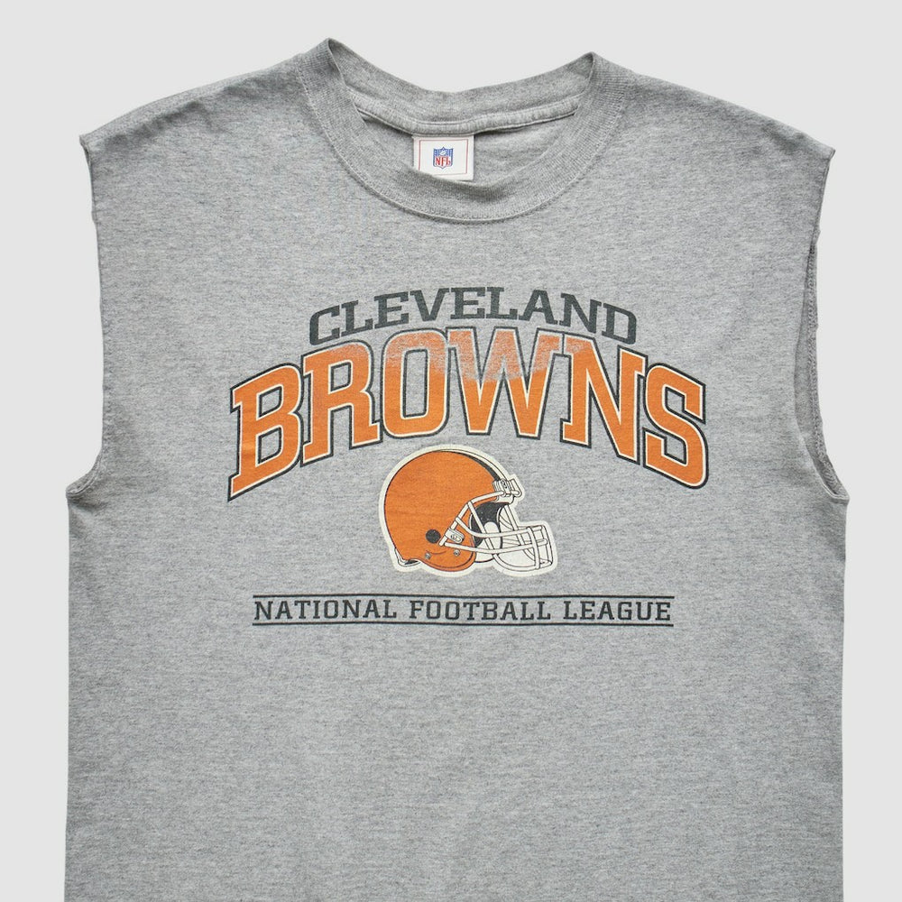 Cleveland Browns 2000s Tank Heather Gray Vintage