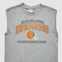 Cleveland Browns 2000s Tank Heather Gray Vintage