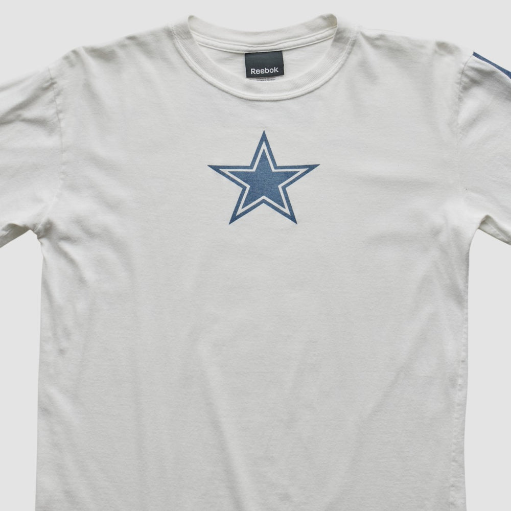 Dallas Cowboys Reebok 2010s Long Sleeve T-Shirt White Vintage