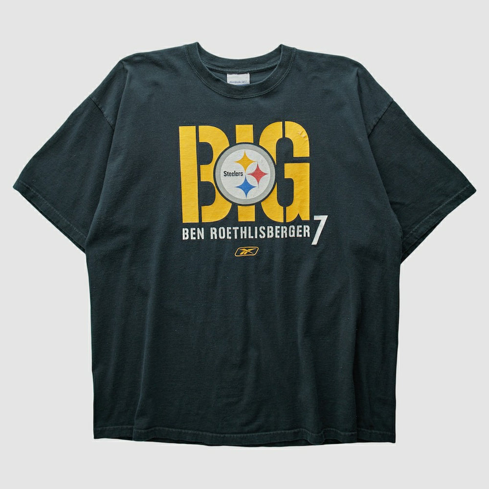 Pittsburgh Steelers Reebok 2000s T-Shirt Black Vintage