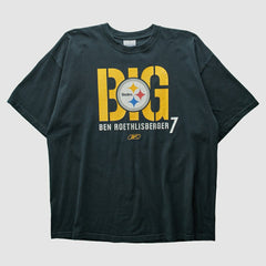 Pittsburgh Steelers Reebok 2000s T-Shirt Black Vintage