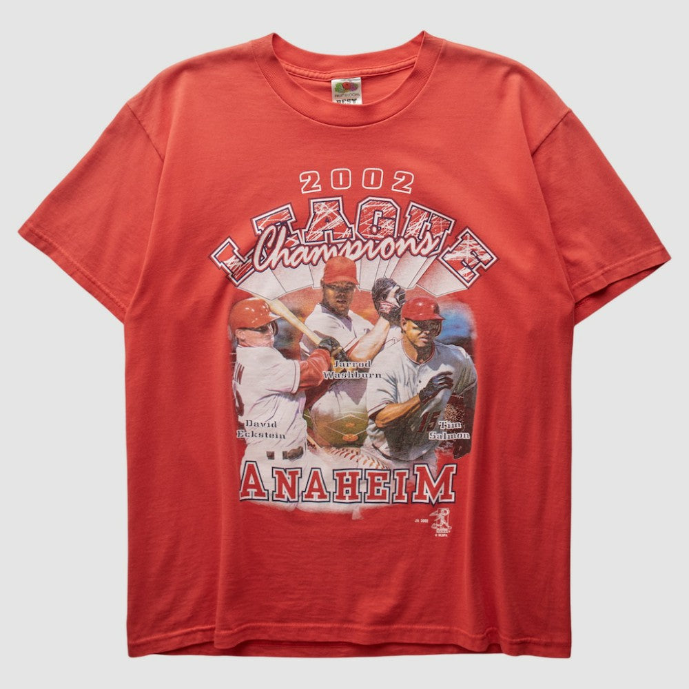 Los Angeles Angels 2002 T-Shirt - Red - S by Fanatics Real Vintage T-shirts