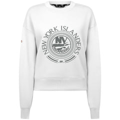 NHL New York Islanders Levelwear Women's Slate & Snow Sponge Tri-Blend Sweatshirt - White