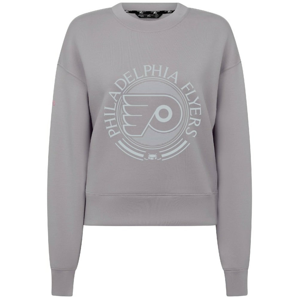 NHL Philadelphia Flyers Levelwear Women's Slate & Snow Sponge Tri-Blend Sweatshirt - Gray