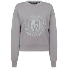 NHL Vegas Golden Knights Levelwear Women's Slate & Snow Sponge Tri-Blend Sweatshirt - Gray
