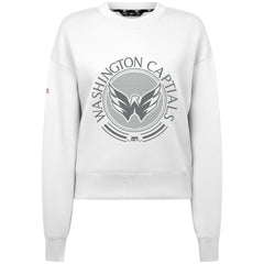 NHL Washington Capitals Levelwear Women's Slate & Snow Sponge Tri-Blend Sweatshirt - White