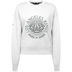 NHL Los Angeles Kings Levelwear Women's Slate & Snow Sponge Tri-Blend Sweatshirt - White