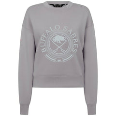 NHL Buffalo Sabres Levelwear Women's Slate & Snow Sponge Tri-Blend Sweatshirt - Gray