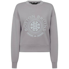 NHL Boston Bruins Levelwear Women's Slate & Snow Sponge Tri-Blend Sweatshirt - Gray
