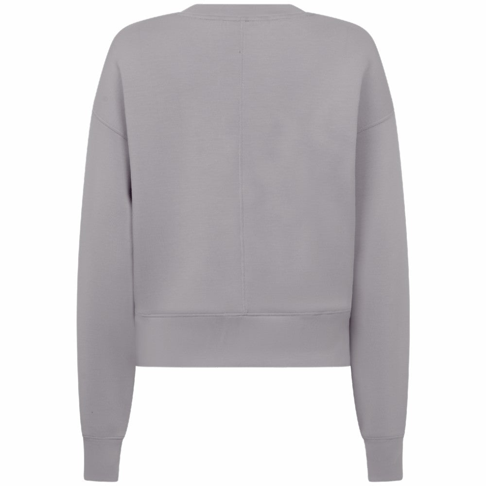 NHL Los Angeles Kings Levelwear Women's Slate & Snow Sponge Tri-Blend Sweatshirt - Gray