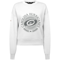 NHL Carolina Hurricanes Levelwear Women's Slate & Snow Sponge Tri-Blend Sweatshirt - White