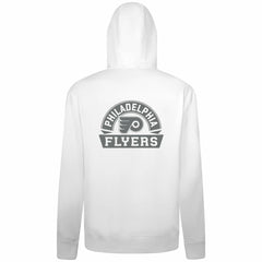 NHL Philadelphia Flyers Levelwear Podium Chenille Logo Full-Zip Hoodie - White