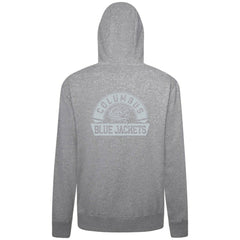 NHL Columbus Blue Jackets Levelwear Podium Chenille Logo Full-Zip Hoodie - Gray