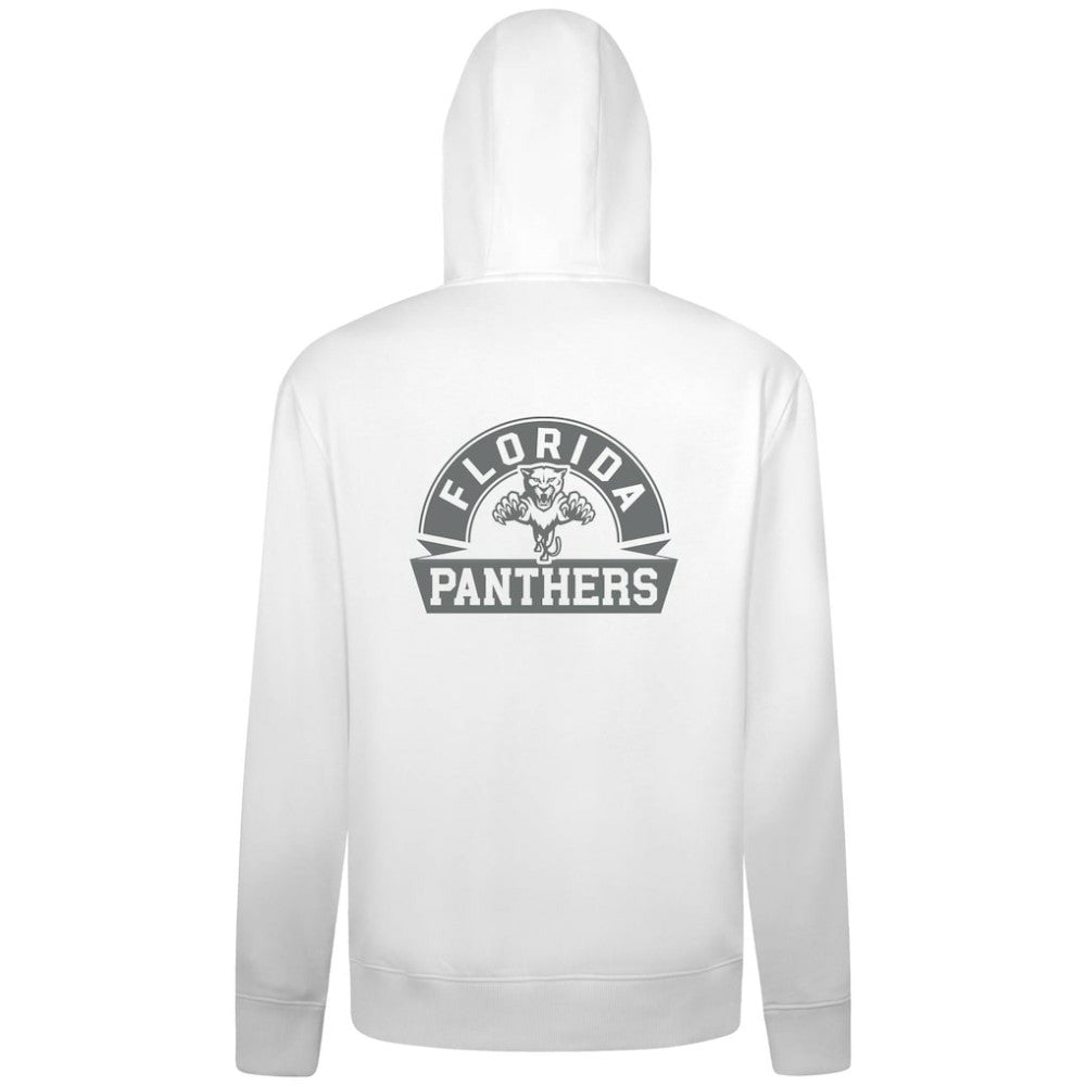 NHL Florida Panthers Levelwear Podium Chenille Logo Full-Zip Hoodie - White