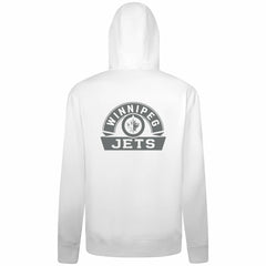 NHL Winnipeg Jets Levelwear Podium Chenille Logo Full-Zip Hoodie - White