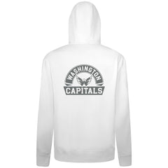 NHL Washington Capitals Levelwear Podium Chenille Logo Full-Zip Hoodie - White