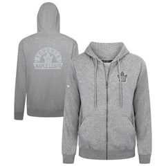 NHL Toronto Maple Leafs Levelwear Podium Chenille Logo Full-Zip Hoodie - Gray