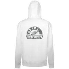 NHL Detroit Red Wings Levelwear Podium Chenille Logo Full-Zip Hoodie - White