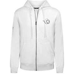 NHL Ottawa Senators Levelwear Podium Chenille Logo Full-Zip Hoodie - White