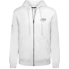 NHL Los Angeles Kings Levelwear Podium Banner Arch Full-Zip Hoodie - White