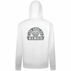 NHL Los Angeles Kings Levelwear Podium Banner Arch Full-Zip Hoodie - White