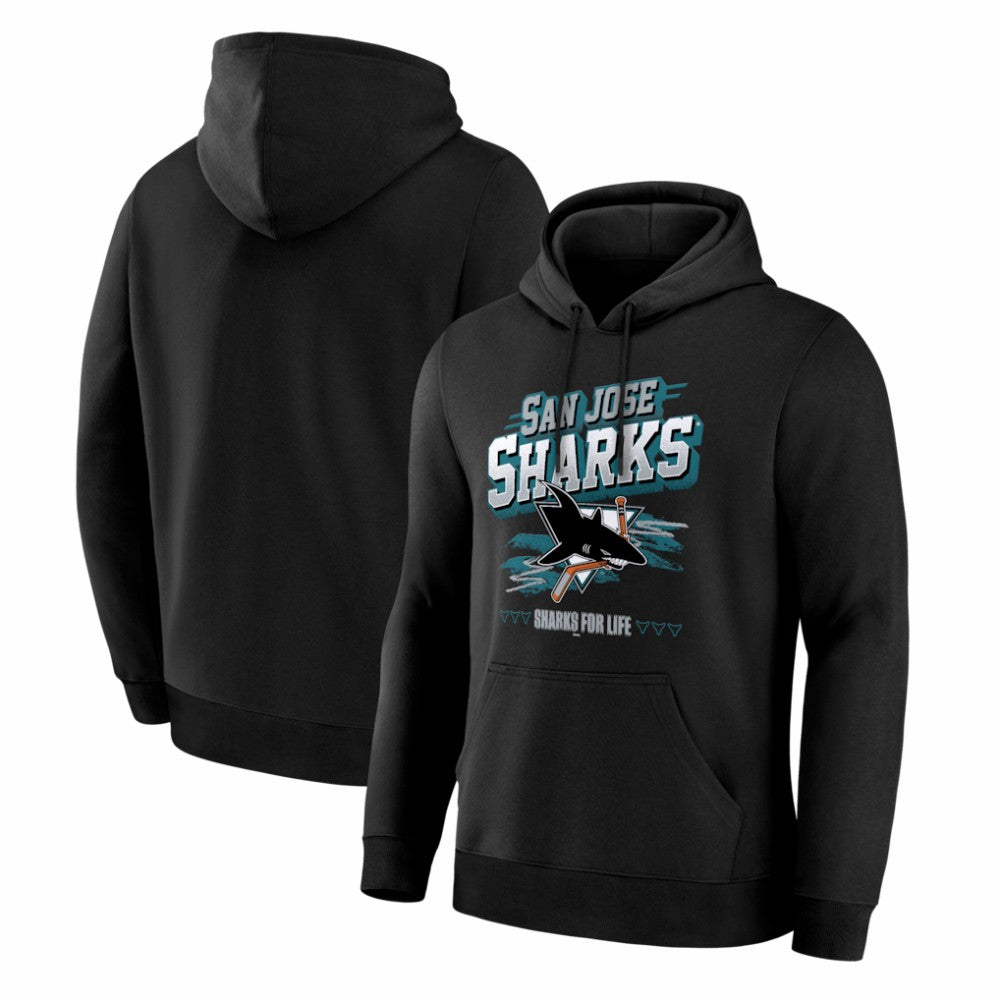 NHL San Jose Sharks Fanatics Legacy Hoodie - Black