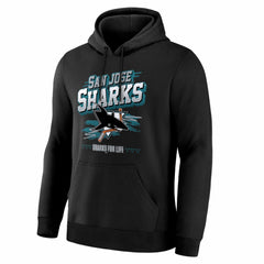 NHL San Jose Sharks Fanatics Legacy Hoodie - Black