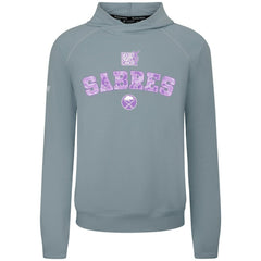 NHL Buffalo Sabres Levelwear Hockey Fights Cancer Mandate Tri-Blend Hoodie - Gray