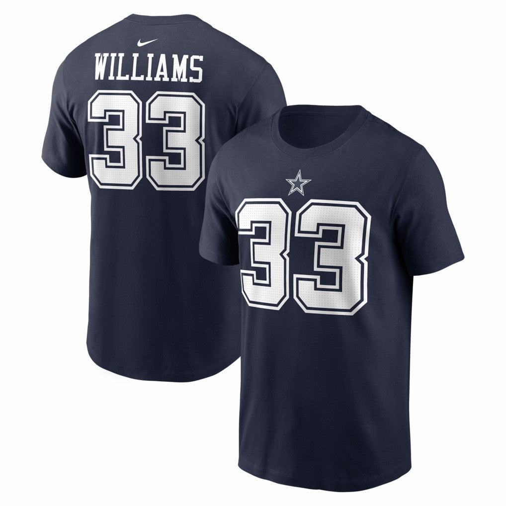 Javonte Williams Dallas Cowboys Name & Number T-Shirt Navy