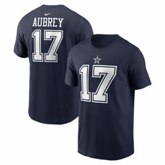Brandon Aubrey Dallas Cowboys Name & Number T-Shirt Navy