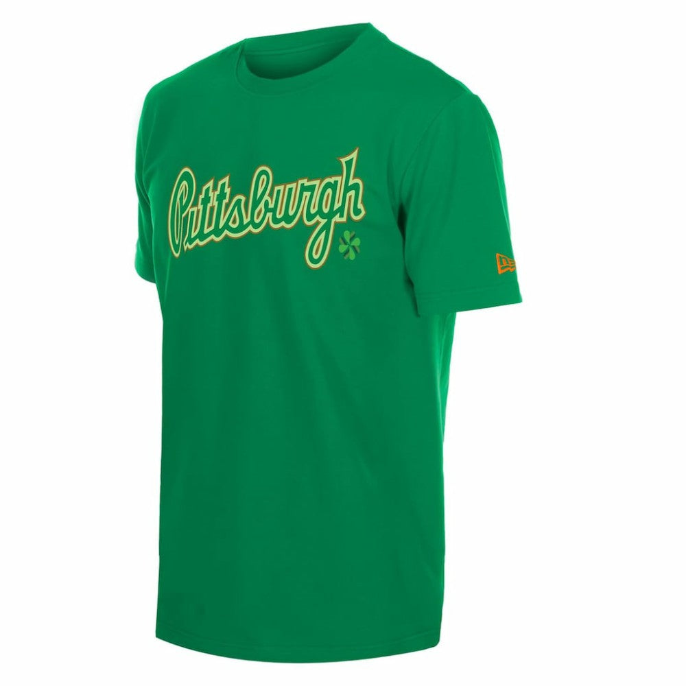 Pittsburgh Pirates New Era 2026 St. Patrick's Day T-Shirt - Green T-shirts