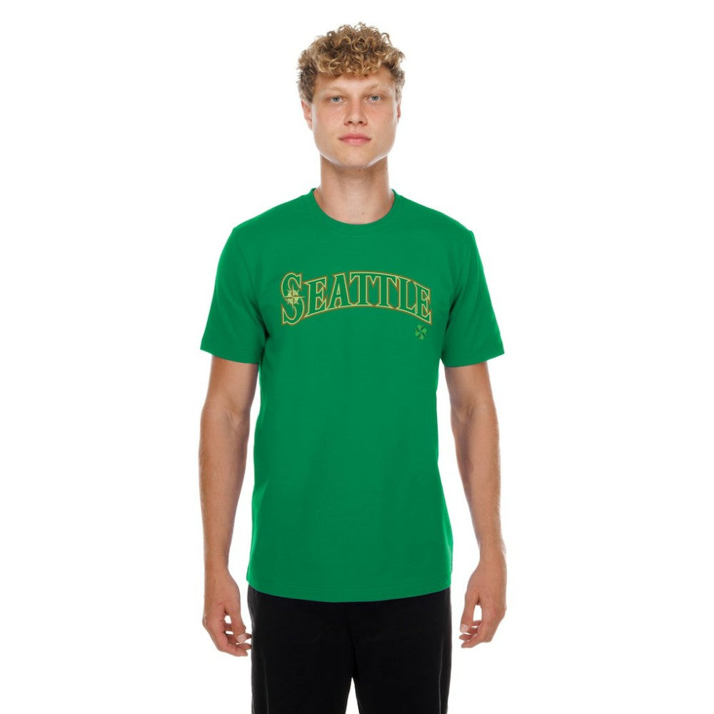 Seattle Mariners New Era 2026 St. Patrick's Day T-Shirt - Green T-shirts